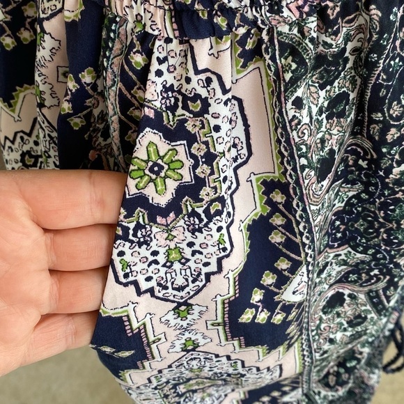 Cupcakes & Cashmere Leela Lace-up Midi Dress Size Small - Picture 7 of 15